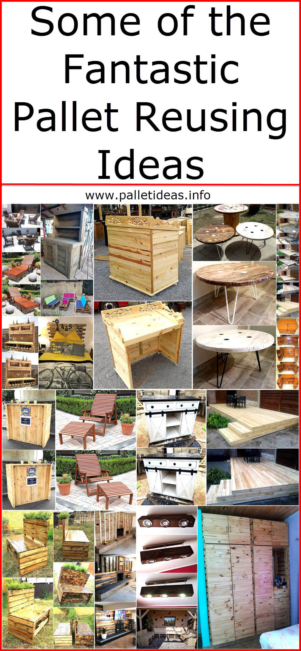 Some of the Fantastic Pallet Reusing Ideas