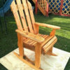 repurposed pallets rocking chair diy