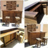 pallet patio bar plan