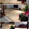 pallet patio terrace plan