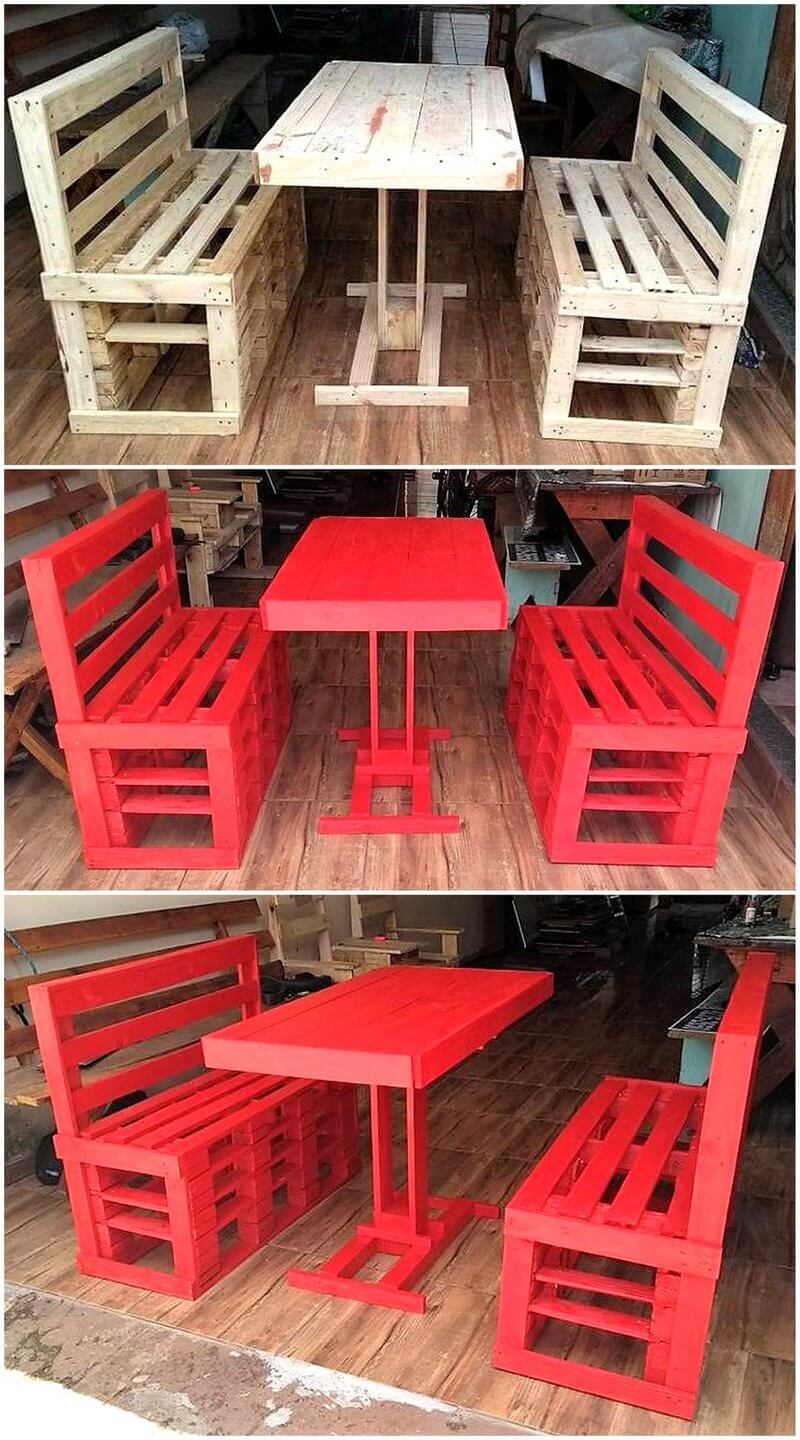 recycled pallets made furniture