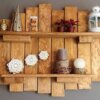 pallet decor shelf idea