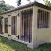 reclaimed pallet dog kennel